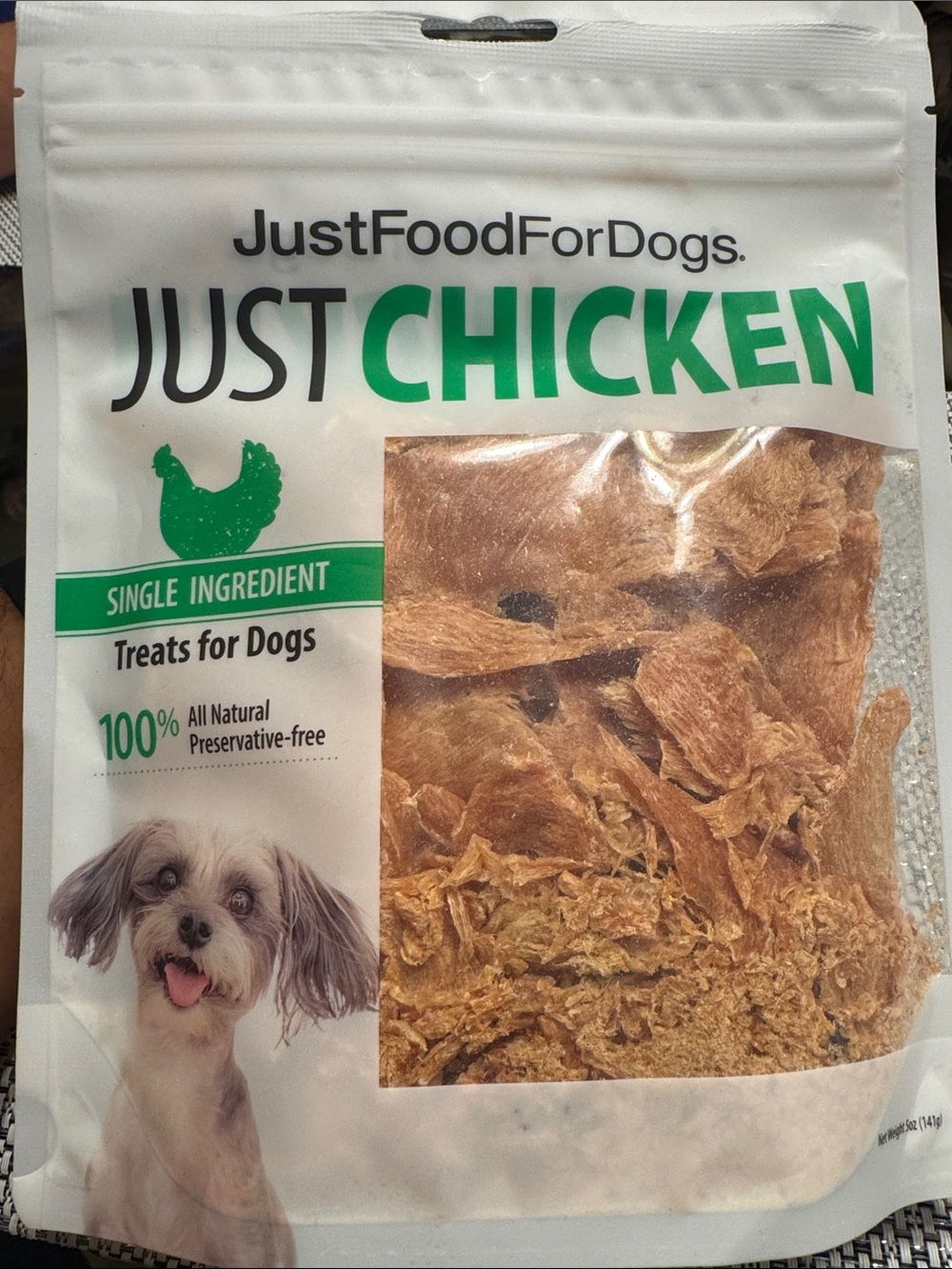 Just Chicken Treats - White & Green